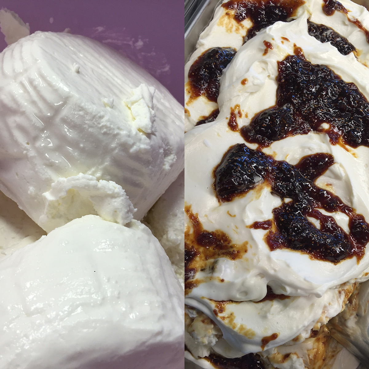 variegato ricotta e fichi